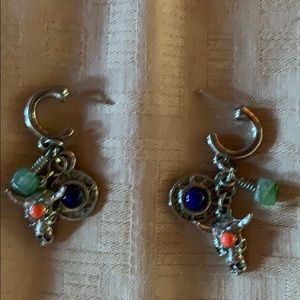 Bulls head earrings